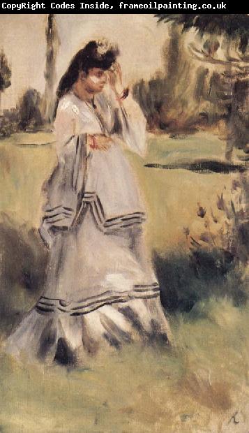 Pierre-Auguste Renoir Femmu dans un Paysage